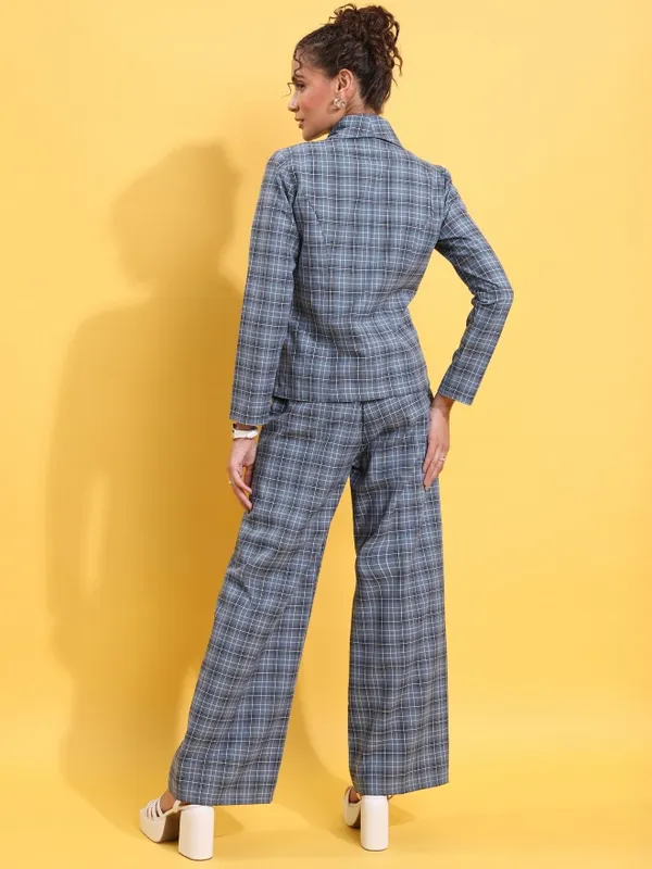 Women Coat With Trouser Co-Ords