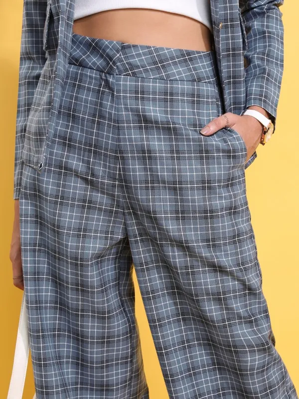 Women Coat With Trouser Co-Ords