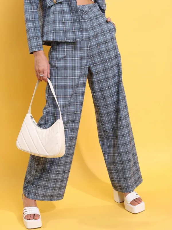 Women Coat With Trouser Co-Ords