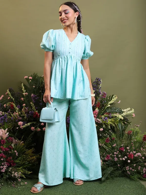 Women Top With Palazzo