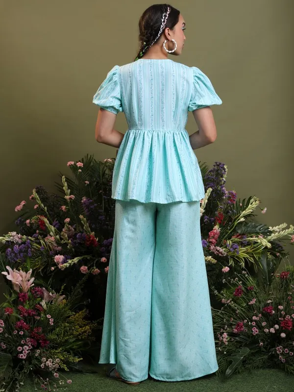 Women Top With Palazzo