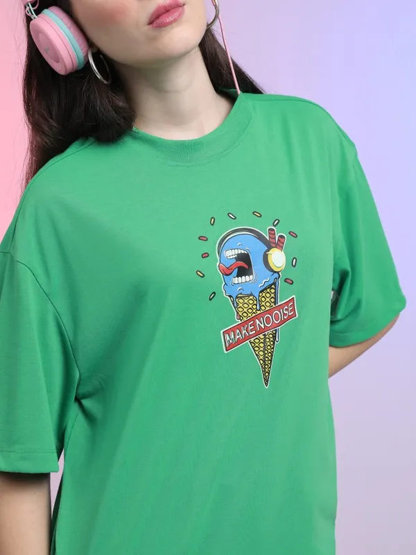 Unisex Printed Round Neck T-Shirt