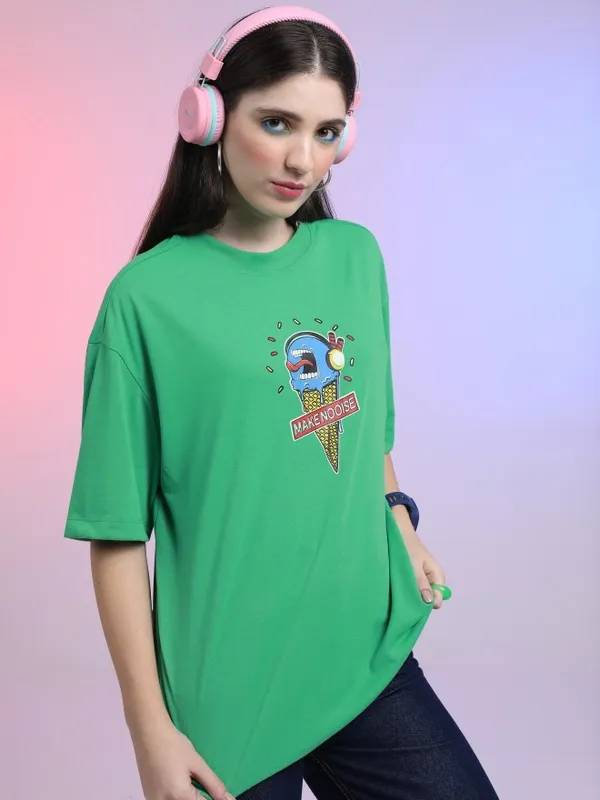 Unisex Printed Round Neck T-Shirt