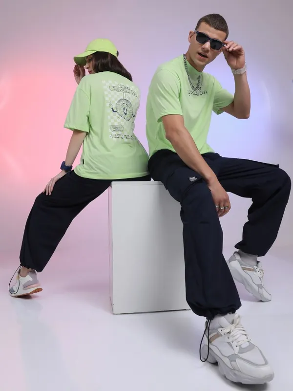 Unisex Printed Round Neck T-Shirt