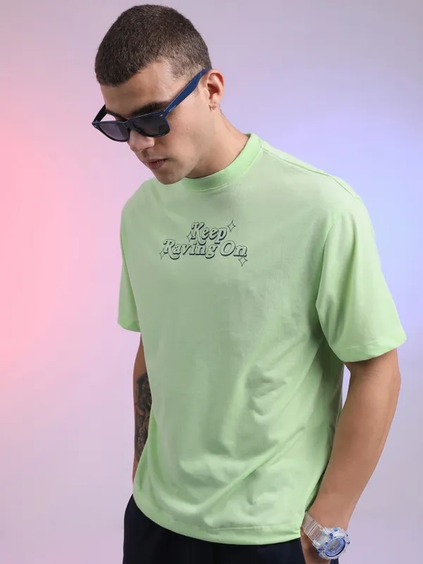 Unisex Printed Round Neck T-Shirt