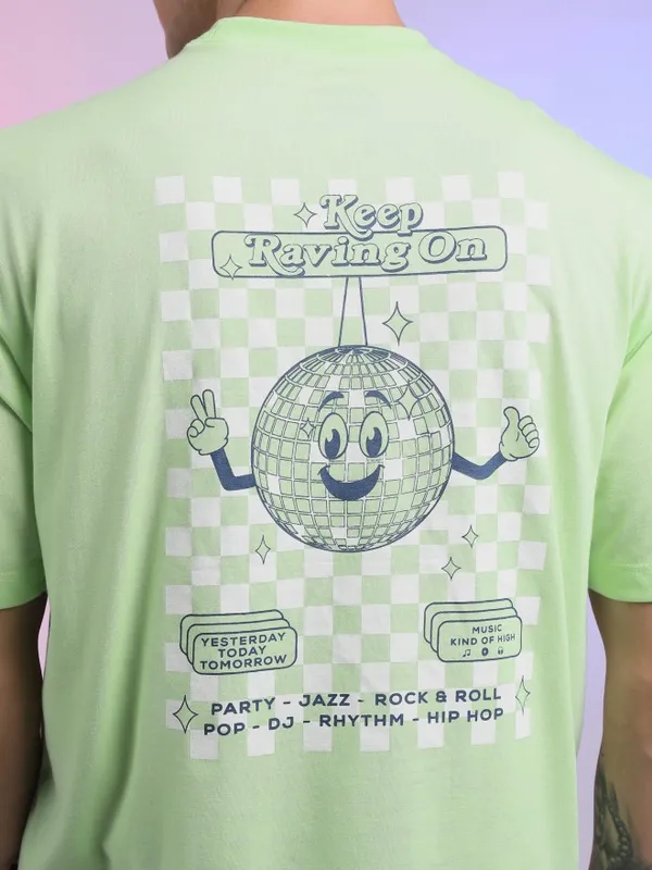 Unisex Printed Round Neck T-Shirt