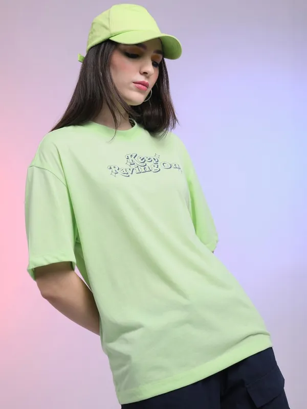 Unisex Printed Round Neck T-Shirt