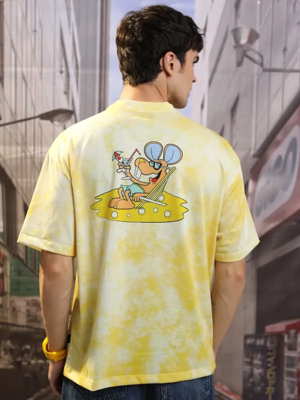 Men Printed Round Neck T-Shirt