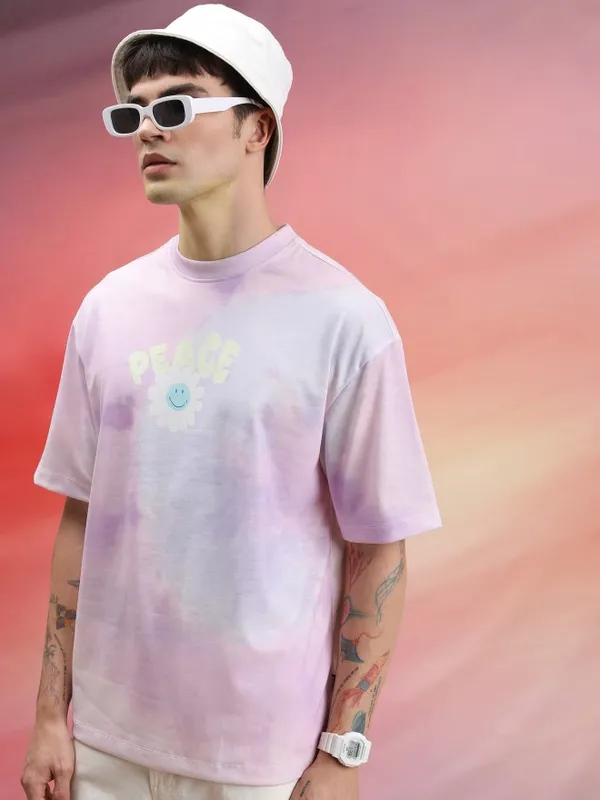 Unisex Printed Round Neck T-Shirt