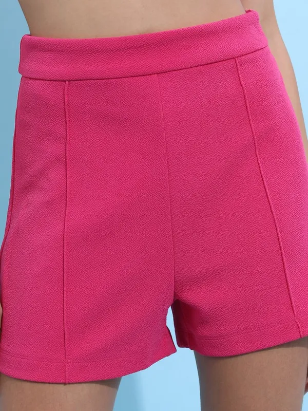  Tokyo Talkies Women Pink Regular Fit Shorts
