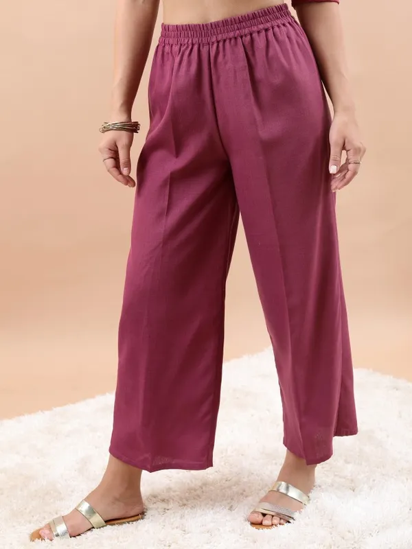  Ketch Women Purple Printed Kurta Sets
