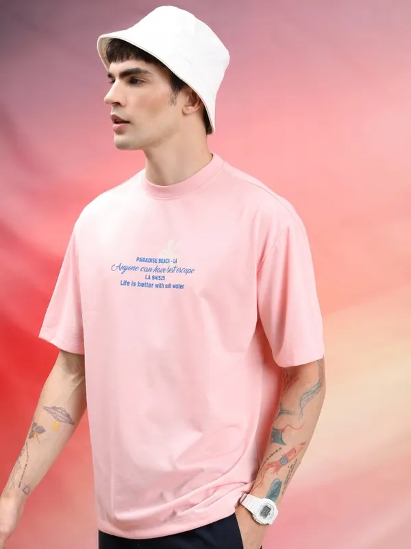 Unisex Printed Round Neck T-Shirt