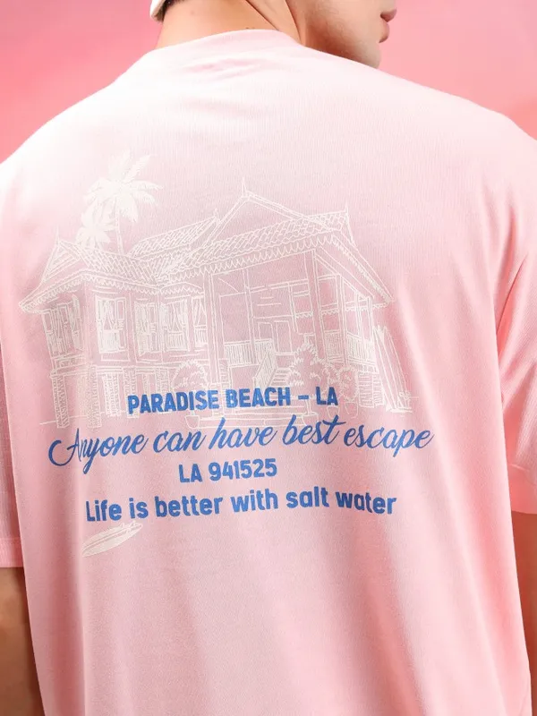 Unisex Printed Round Neck T-Shirt