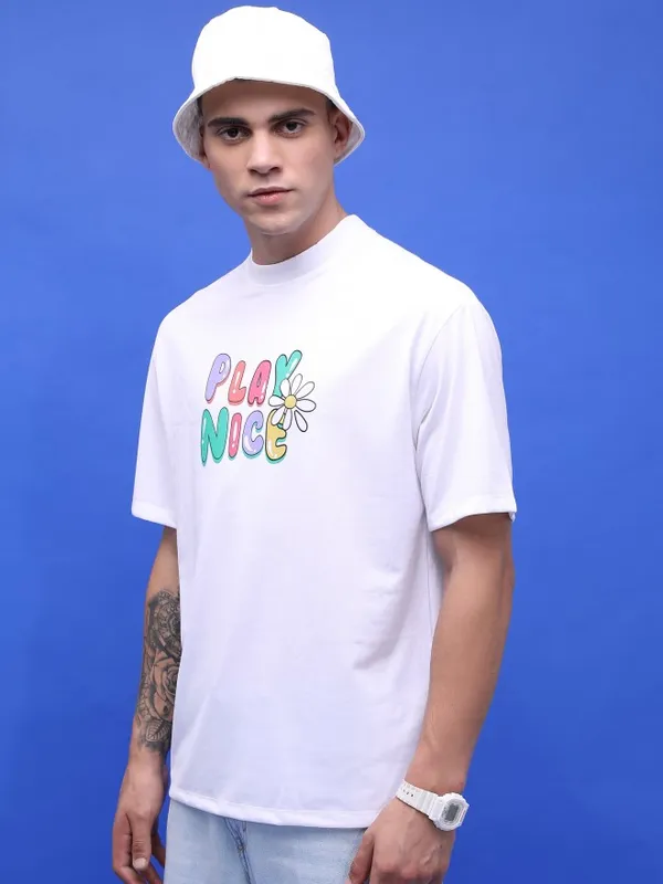 Unisex Printed Round Neck T-Shirt