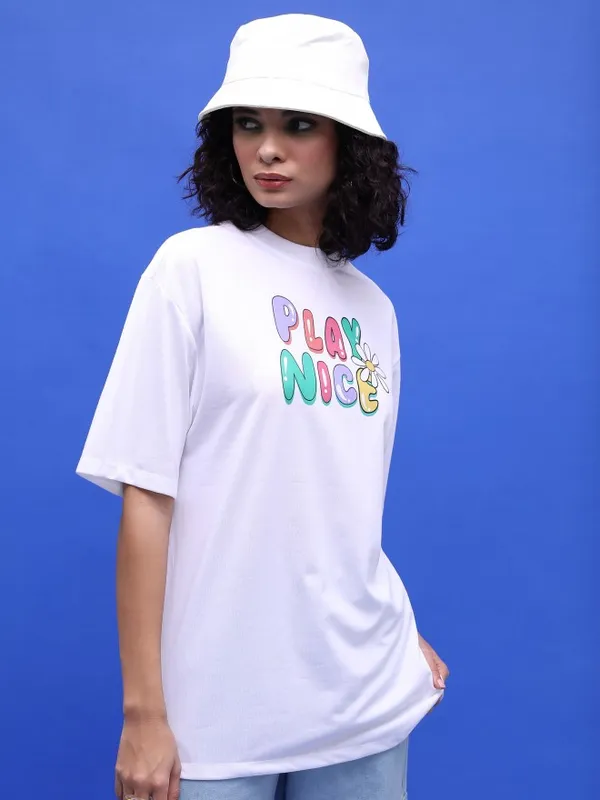 Unisex Printed Round Neck T-Shirt