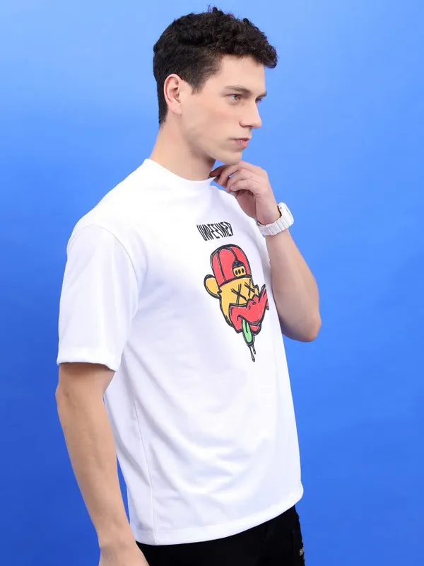 Unisex Printed Round Neck T-Shirt