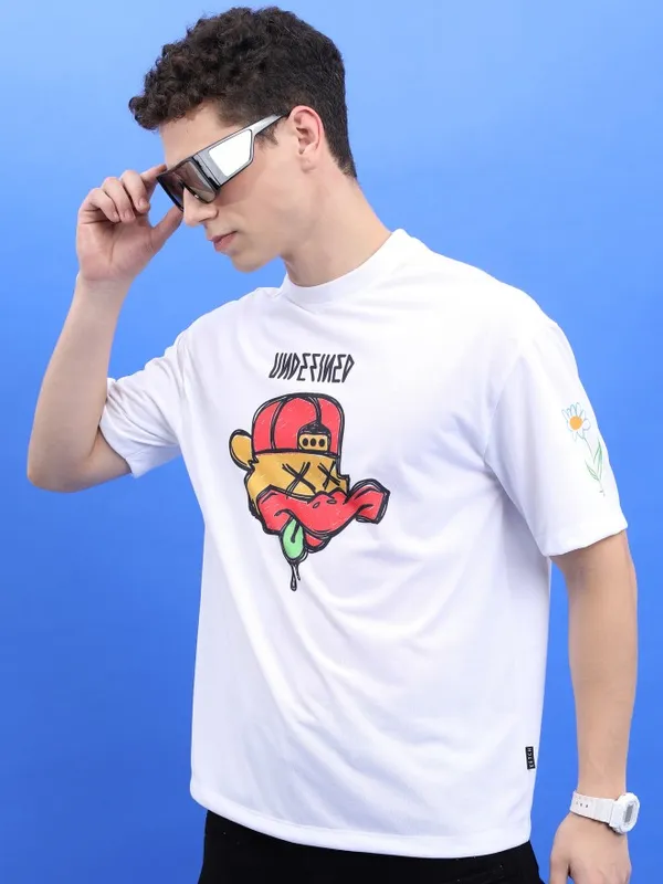 Unisex Printed Round Neck T-Shirt