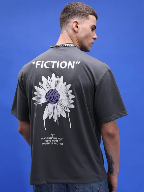 Unisex Printed Round Neck T-Shirt