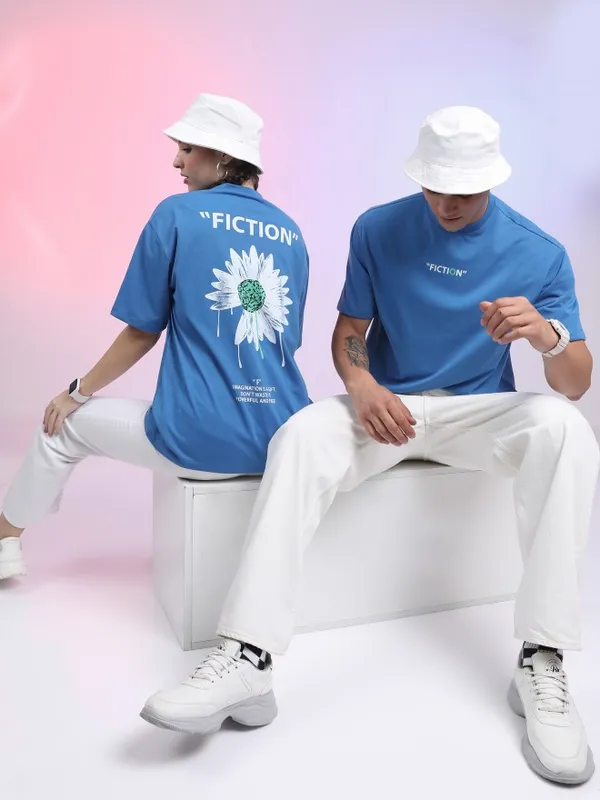Men Printed Round Neck T-Shirt