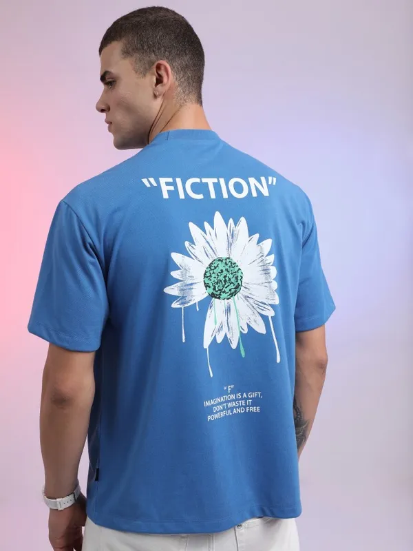 Men Printed Round Neck T-Shirt