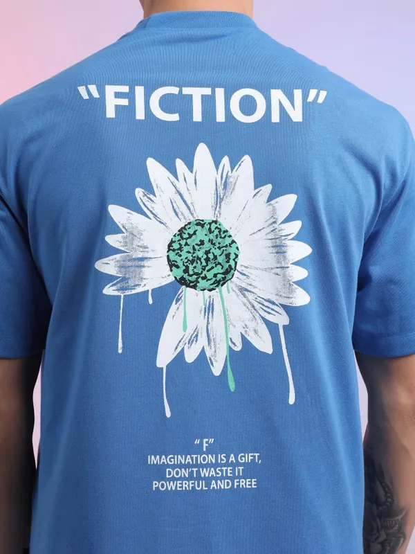 Men Printed Round Neck T-Shirt