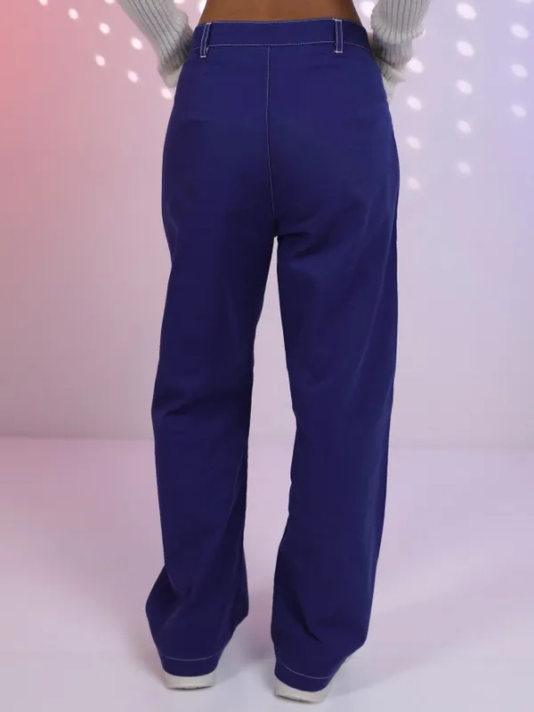 Printed Loose Fit Casual Trousers