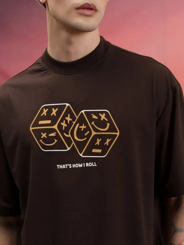 Unisex Printed Round Neck T-Shirt