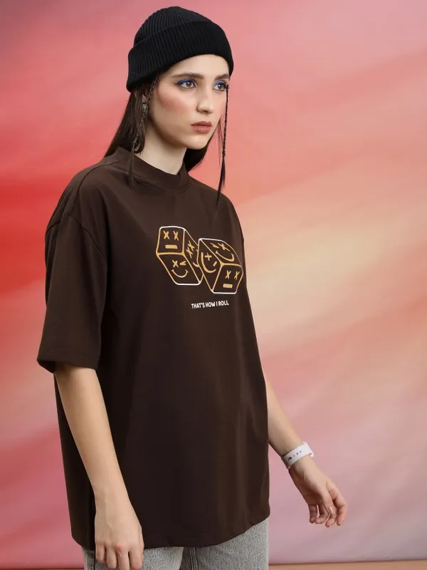 Unisex Printed Round Neck T-Shirt