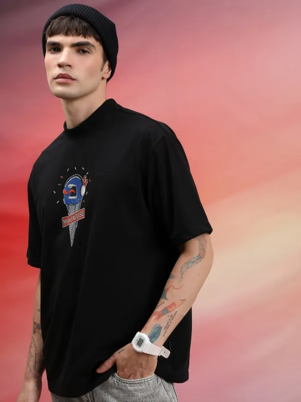 Unisex Printed Round Neck T-Shirt