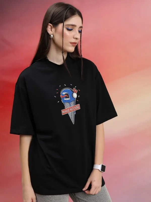 Unisex Printed Round Neck T-Shirt