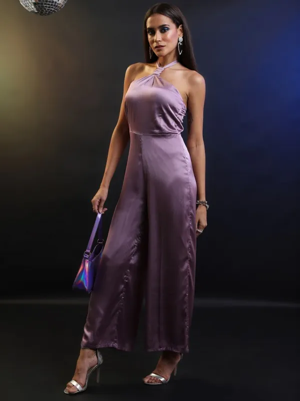 Solid Regular Fit Jumpsuit