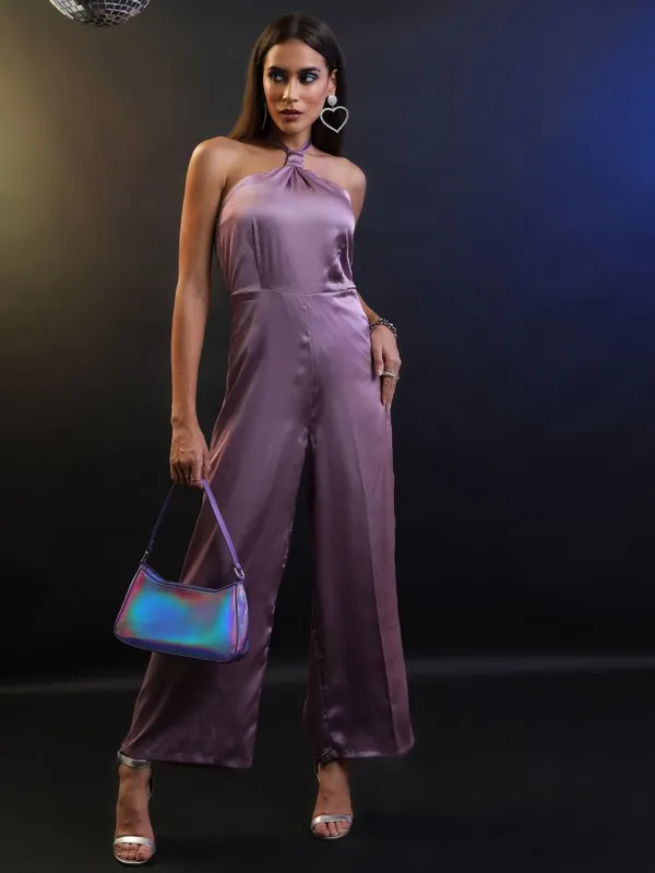 Solid Regular Fit Jumpsuit