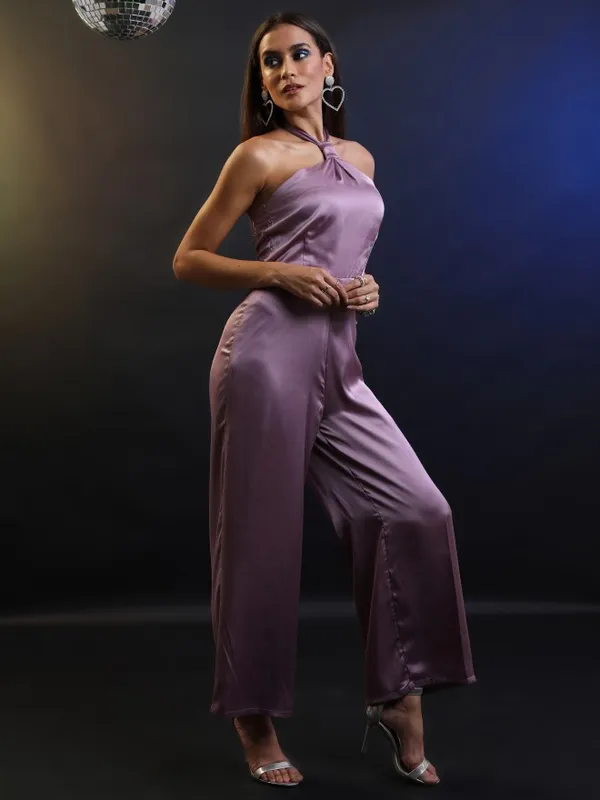 Solid Regular Fit Jumpsuit