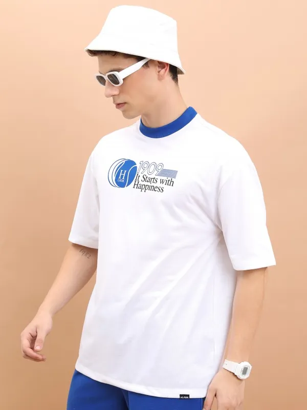 Unisex Printed Round Neck T-Shirt