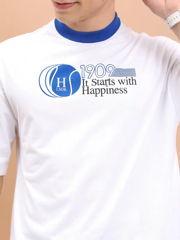 Unisex Printed Round Neck T-Shirt
