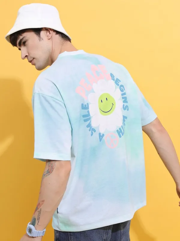 Men Printed Round Neck T-Shirt
