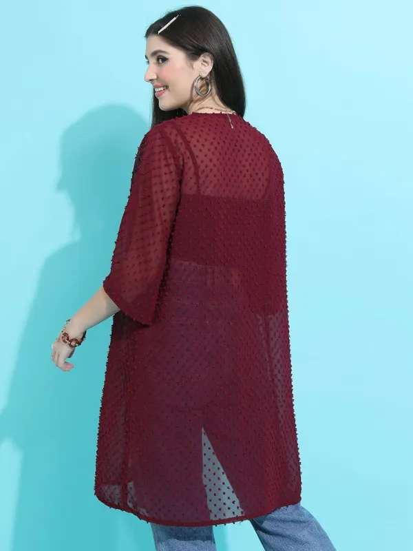 Women Self Design Shrug