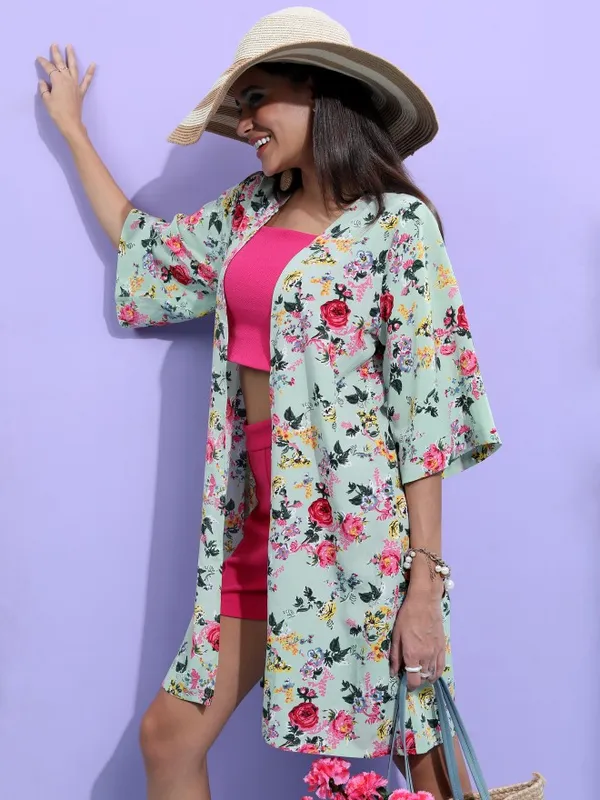 Women Printed Shrug