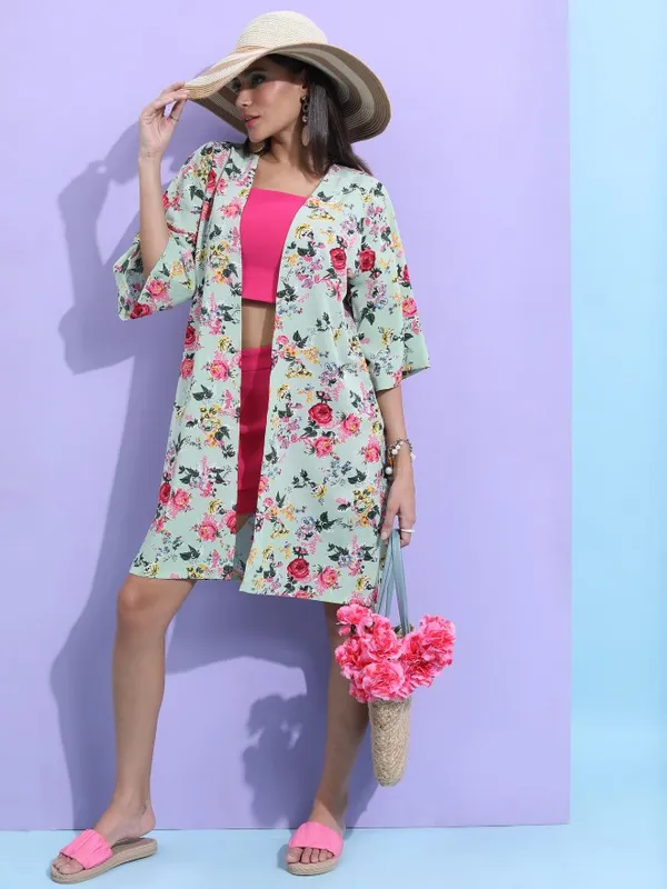 Women Printed Shrug