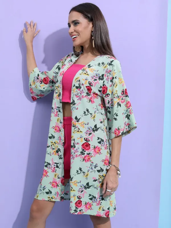 Women Printed Shrug