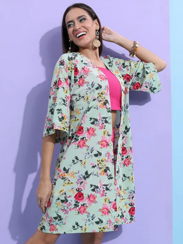 Women Printed Shrug