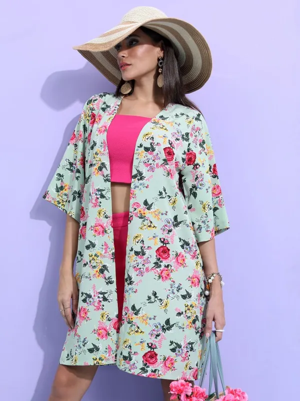 Women Printed Shrug