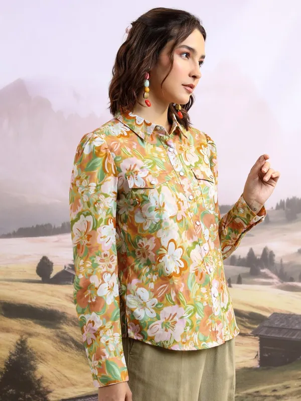 Women Printed Casual Shirt