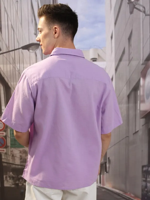 Men Oversized Fit Casual Shirt