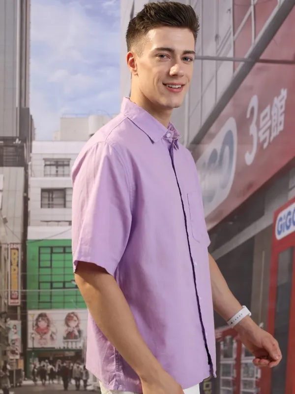 Men Oversized Fit Casual Shirt