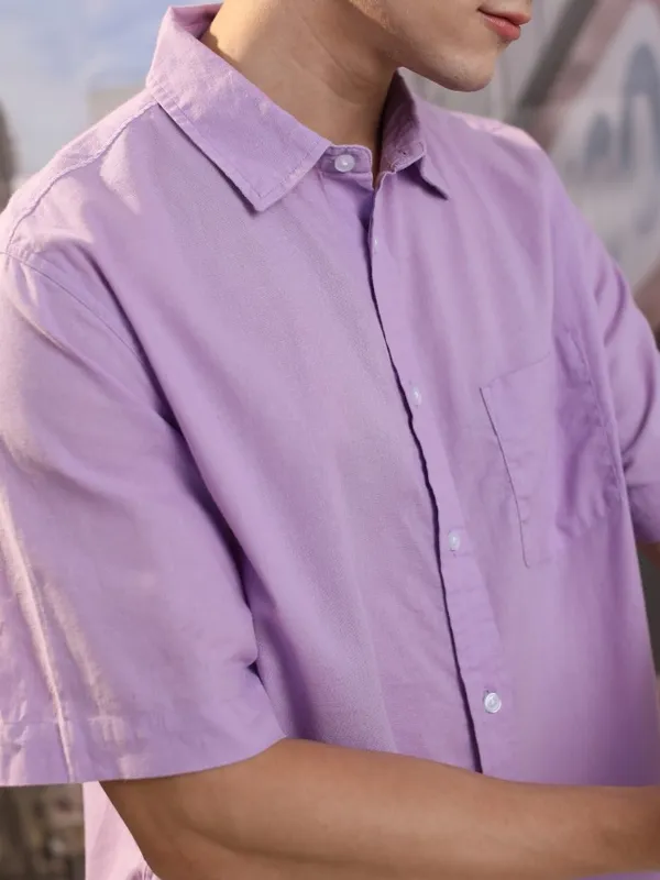 Men Oversized Fit Casual Shirt