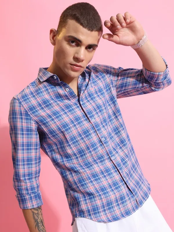 Men Slim Fit Casual Shirt