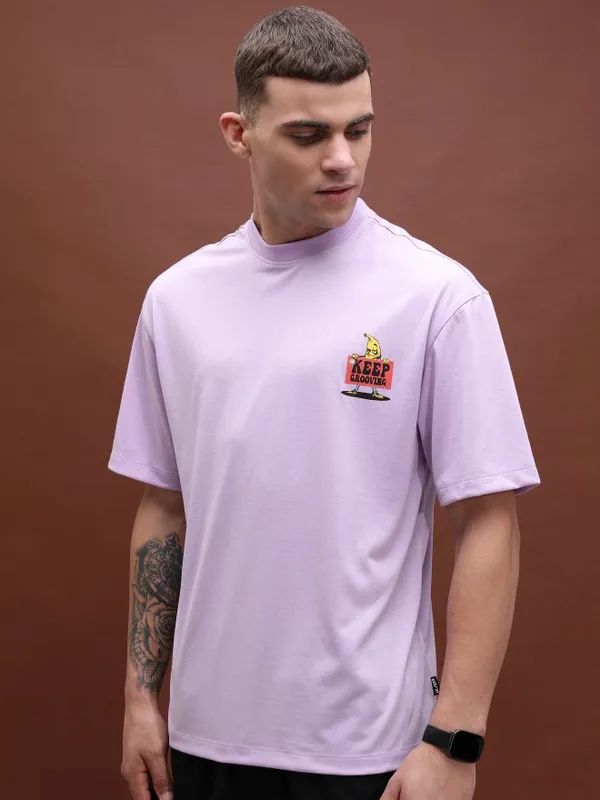 Unisex Printed Round Neck T-Shirt