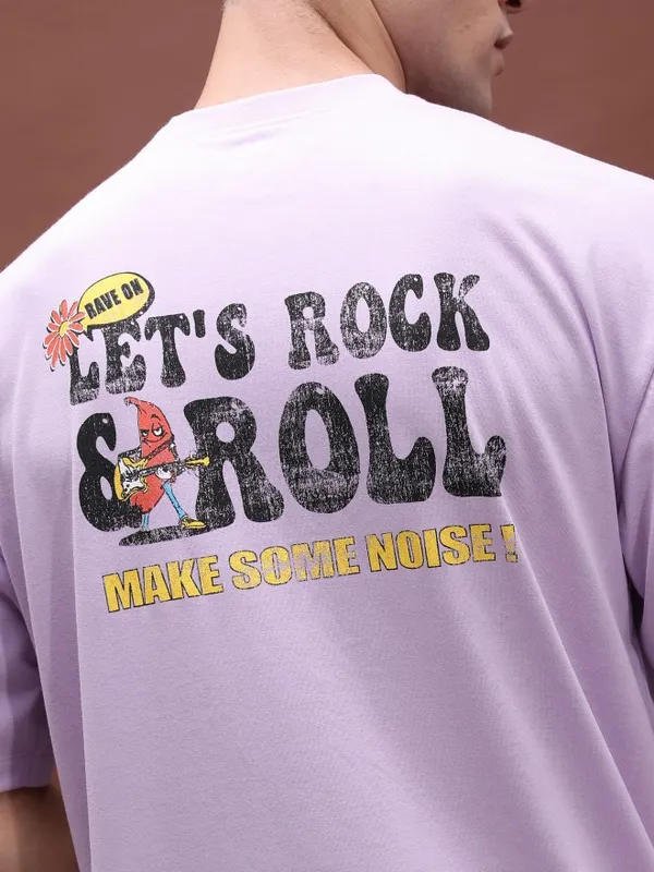 Unisex Printed Round Neck T-Shirt