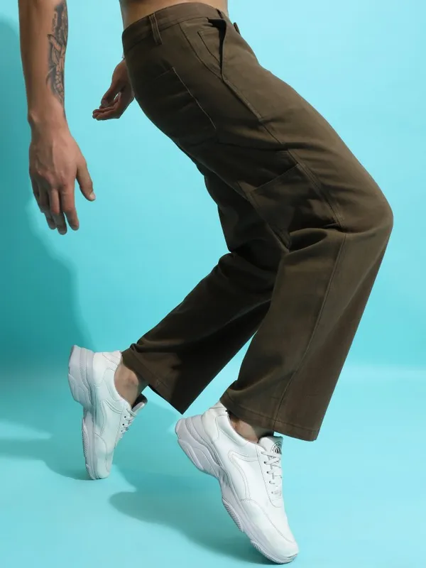 Men Loose Fit Cargo Trouser